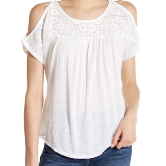 lucky brand white top